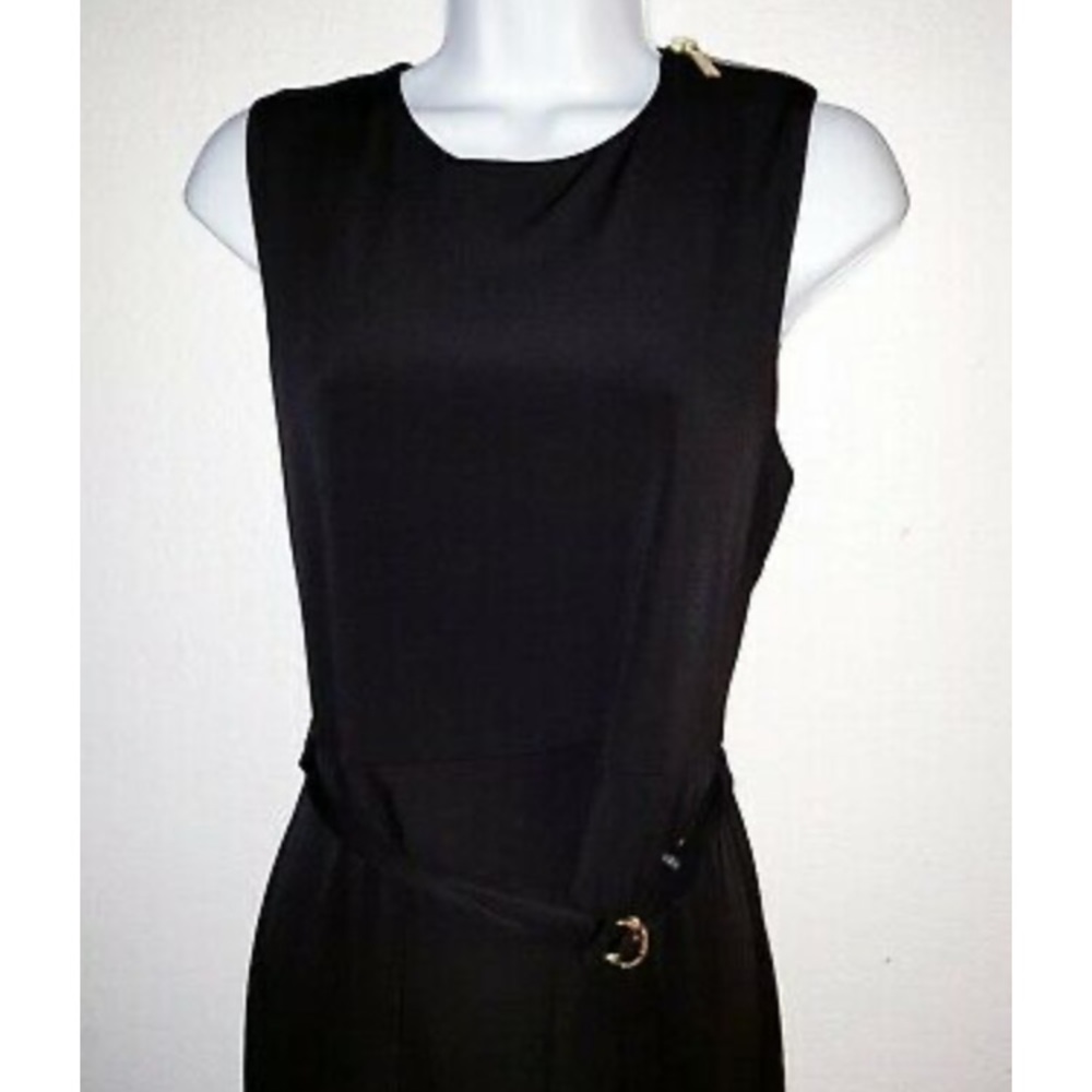 MICHAEL Kors: Classic black sleeveless dress👠💃🏽